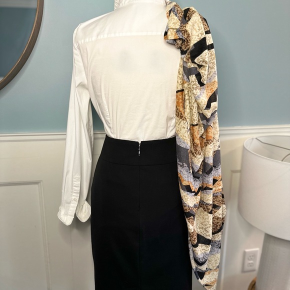 Le Chateau Mad Men Style Black Pencil Skirt - Picture 5 of 10